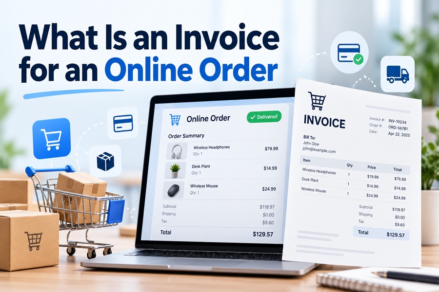 what is an invoice for an online order